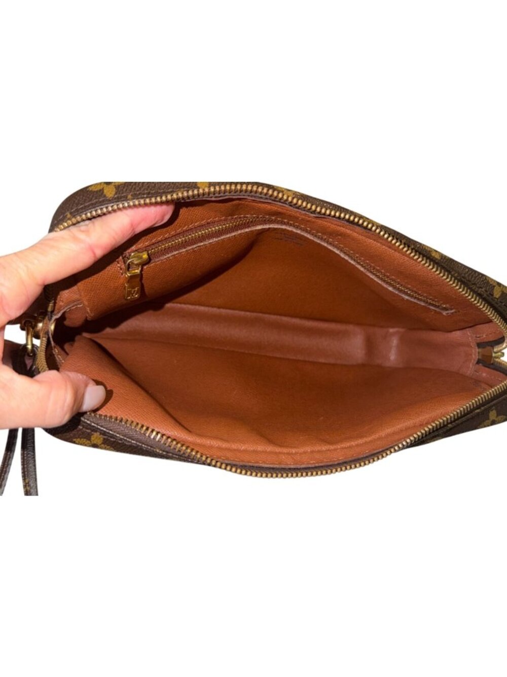 Louis Vuitton Marly Dragonne GM Coated Canvas Monogram Clutch Wristlet SL0916 - Picture 8 of 16
